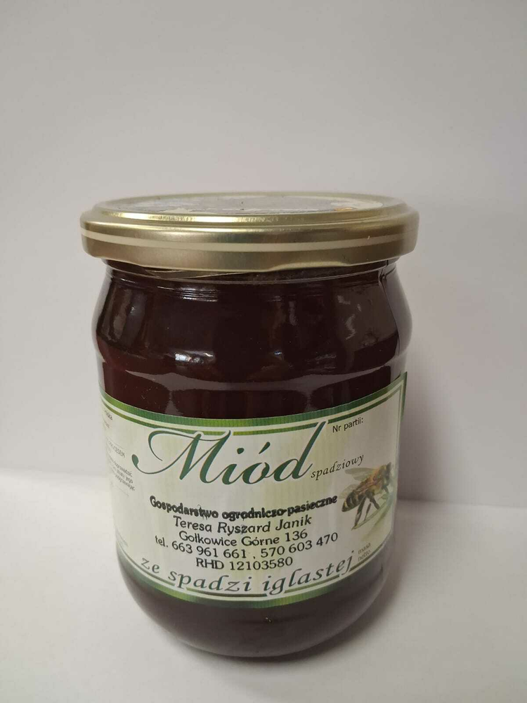 Miód spadziowy 0,5 L 1