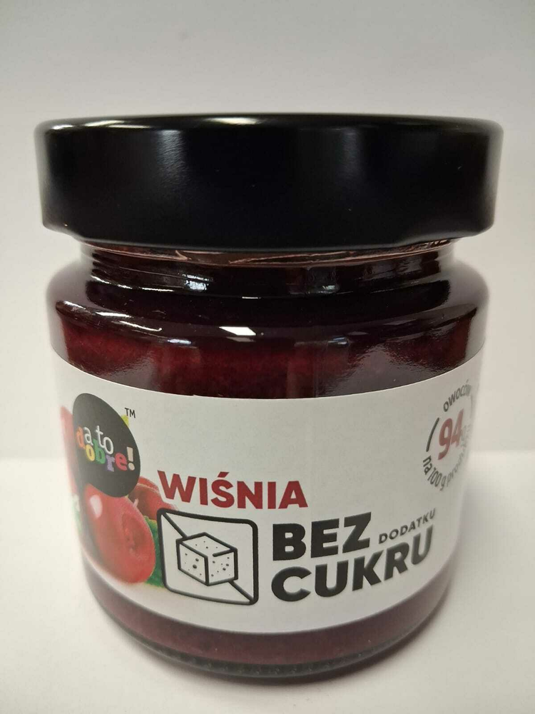 KONFITURA WIŚNIA BEZ CUKRU 195G 1