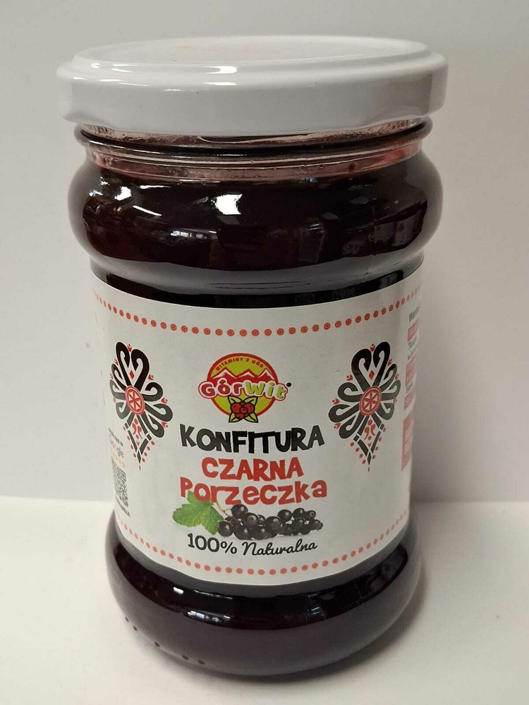 Konfitura z czarnej porzeczki 310g 1