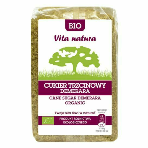 Cukier trzcinowy demerara BIO 500g 1