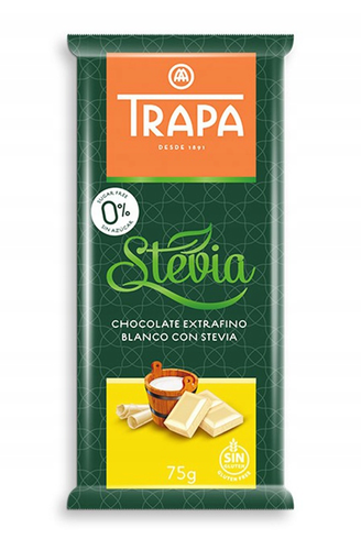 czekolada ze stewią biała 75g 1