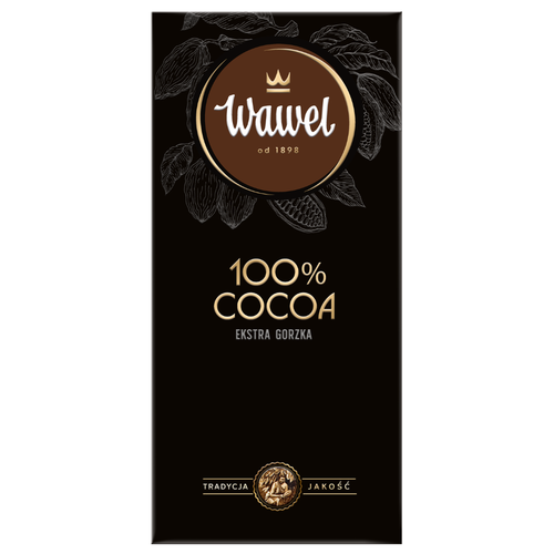 Czekolada prem gorz ex 100% cac 80g WAWEL 1