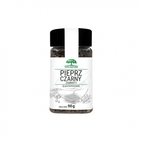 Pieprz czarny mielony 85g  VITA NATURA 1