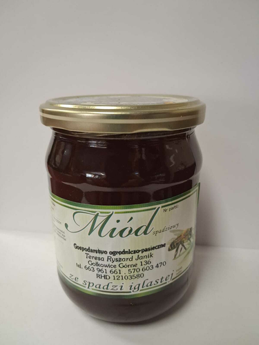 Miód spadziowy 0,5 L 1