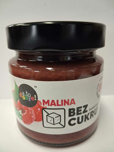 KONFITURA MALINA BEZ CUKRU 195G 1